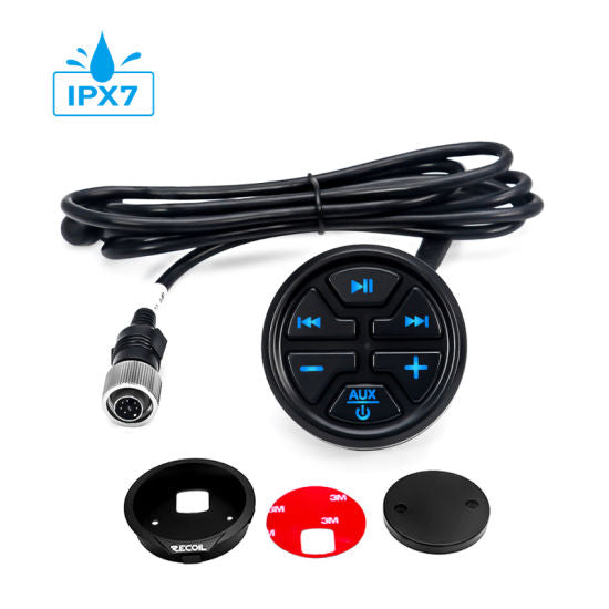 Recoil SFK-REC-R4P Marine & Power-Sports 4-inch (100mm) 200 watt amplifier and speaker system