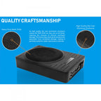 VW RECOIL 165mm (6.5inch) 200 Watt Component speakers and 10 inch amplified underseat subwoofer REC-REM65-SUB