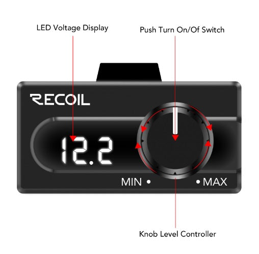 Recoil Universal Amplifier Level Remote Control 23-009