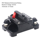 RECOIL 200 AMP Water Resistant circuit breaker with manual switch reset 10-610-200