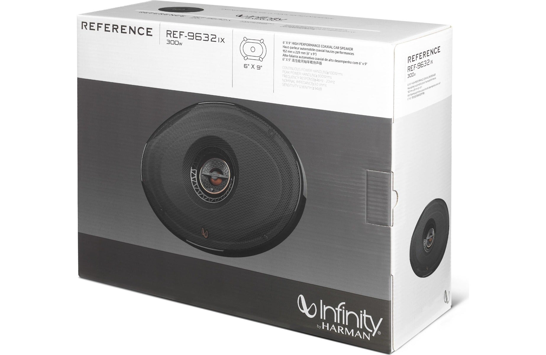 Infinity Reference 9632IX 6"x9 2-Way 600w Coaxial Car Speakers