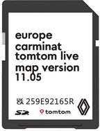 RENAULT TOMTOM CARMINAT LIVE V11.05 NAVIGATION SD CARD MAP 2023-2024
