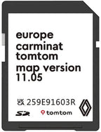 RENAULT TOM TOM CARMINAT 11.05 NAVIGATION SD CARD EUROPE AND UK MAP 2023-2024