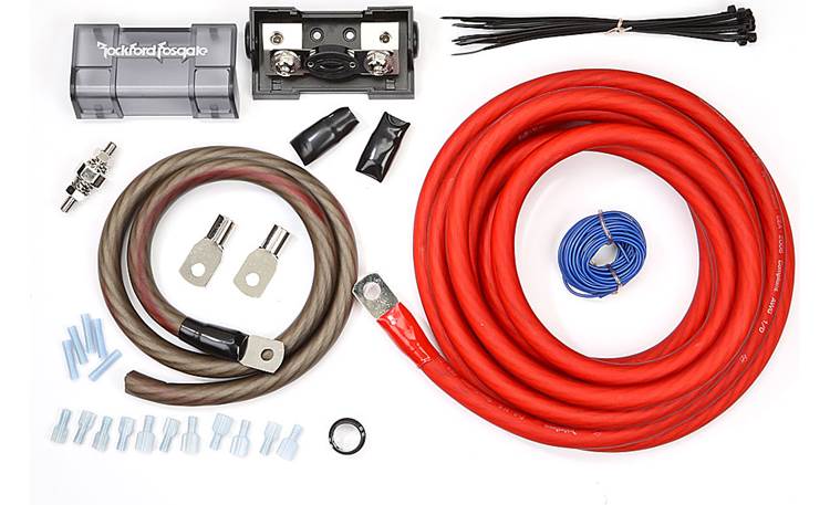 Rockford Fosgate RFK1 1/0 OFC amplifier wiring kit 100% Pure Crystal Oxygen-free Copper