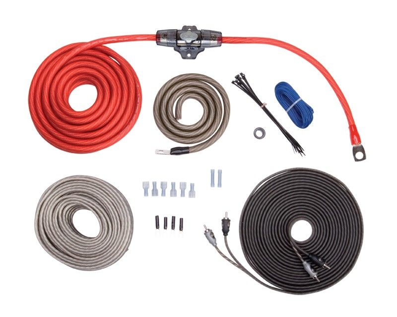 Rockford RFK4X 4-gauge 100% Pure Crystal-Oxygen Free Copper (PC-OFC) amplifier wiring kit