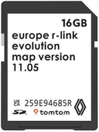 RENAULT R-LINK 11.05 NAVIGATION SD CARD EUROPE AND UK 2023-2024