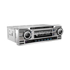 Caliber CALRMD120 Retro Radio with FM, Bluetooth & USB-C Input (Chrome/Black)