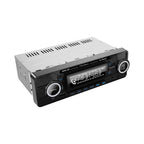 Caliber CALRMD120-B Retro Radio with FM, Bluetooth & USB-C Input (Black)