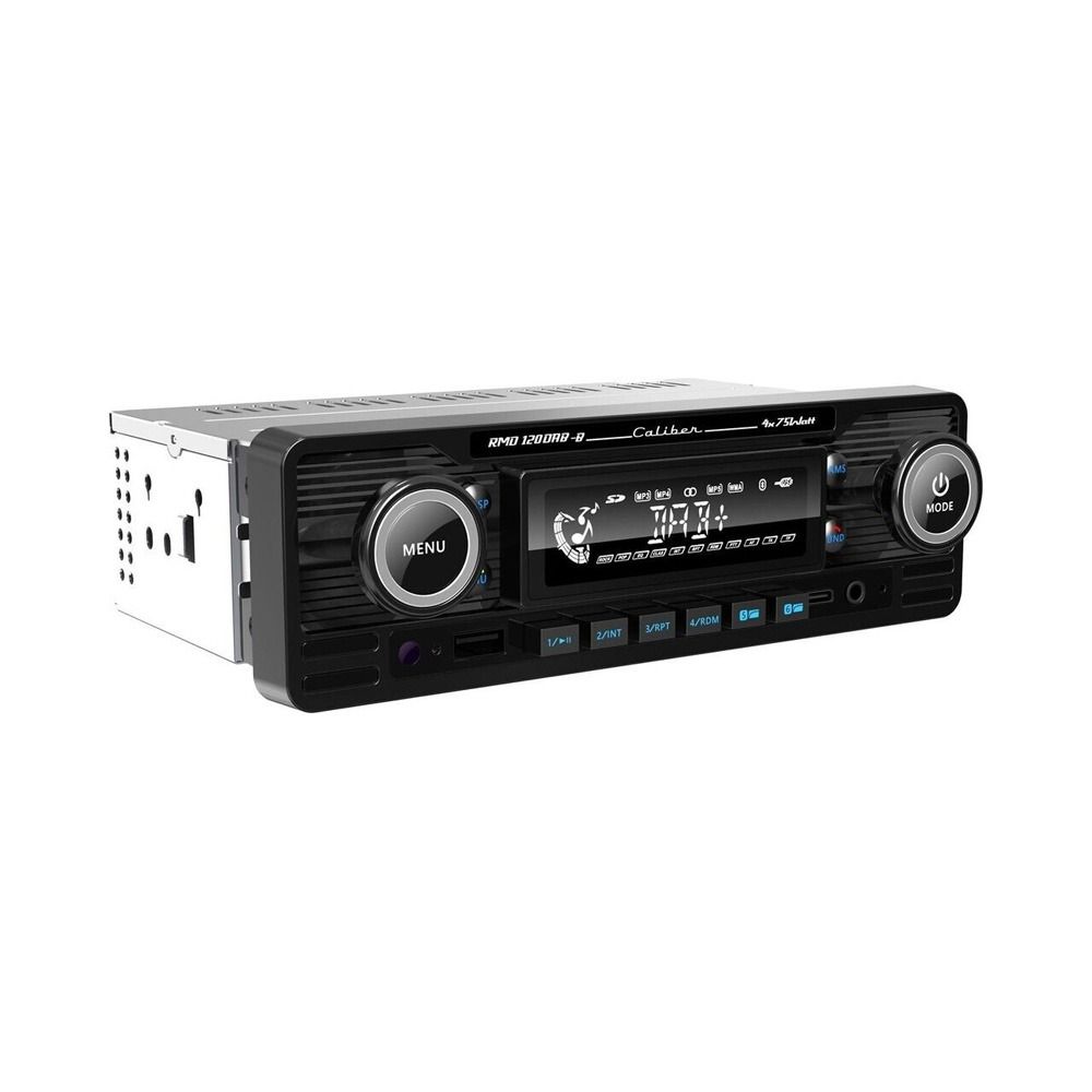 Caliber RMD120DAB-B Retro Radio with Digital DAB Radio, FM, Bluetooth & Aux Input (Black)