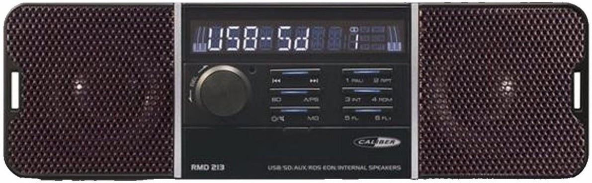Caliber RMD213 - 12/24 Volt 75 x 4 Watts Mechless SD USB AUX FM Radio Player with Internal Speaker