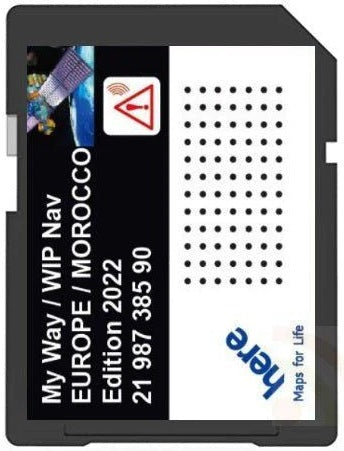 PEUGEOT/CITROEN MY WAY/WIP SAT NAV SD CARD EDITION 2022 GPS UK + EUROPE 21 987 385 90