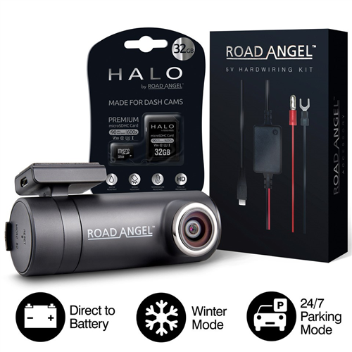 Road Angel Halo Drive Delux High Spec FHD Dashcam with WiFi- HaloDrive Package