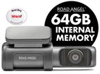 Road Angel Halo Ultra Delux 4K Dash Cam with Built in 64GB Storage Package