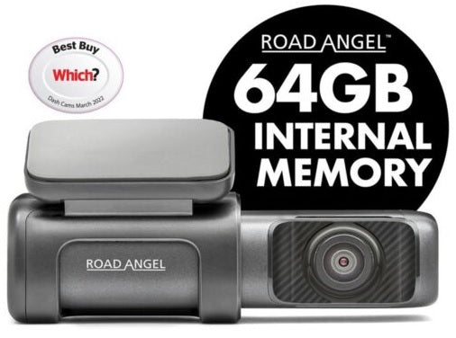 Road Angel Halo Ultra Delux 4K Dash Cam with Built in 64GB Storage Package