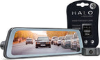 Road Angel HaloView Dash Cam 2 Channel 10 inch Mirror Dash Camera.