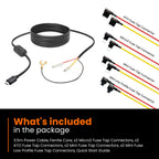 Road Angel RA7300C Dash Cam Hardwiring Kit Type C For Pure Touch / Halo Ultra
