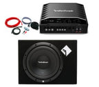 Rockford Fosgate R2-250X1 Amp + R1-1X10 10" Loaded Sub Enclosure package