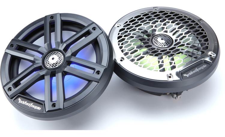 Rockford Fosgate M2-8B Colour-Optix 8 inch 20cm 2-way Flush Mount Marine Speakers