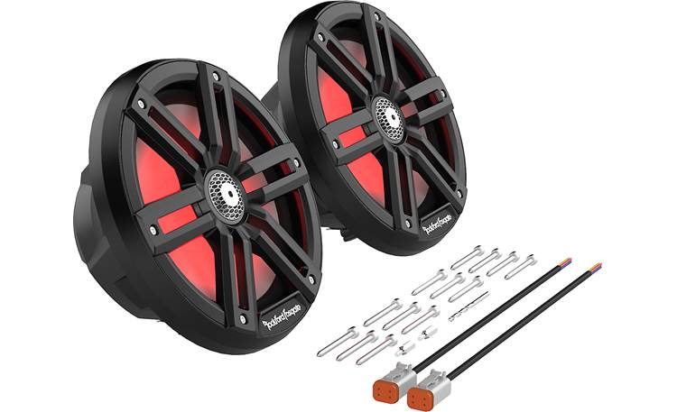 Rockford Fosgate M2-8B Colour-Optix 8 inch 20cm 2-way Flush Mount Marine Speakers