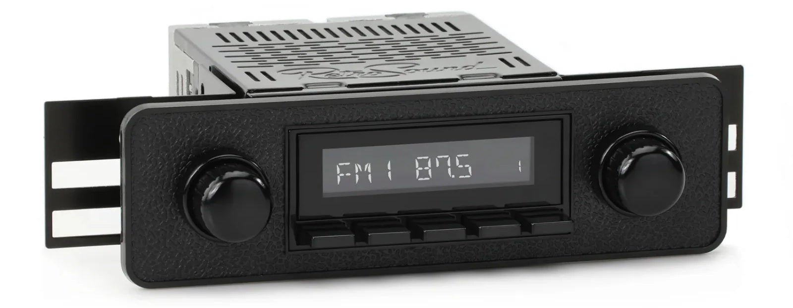 RetroSound M1B-402-36-96 Euro Style Motor 1 Bluetooth DAB Radio All Black Classic Car Stereo