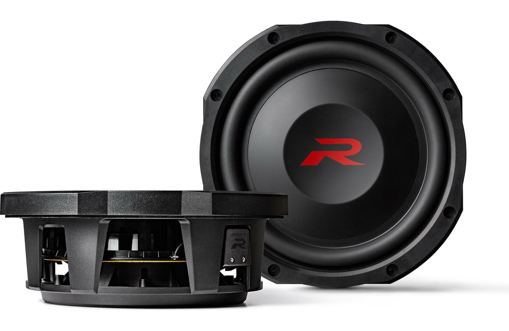 Alpine RS-W10D2 10” (25cm) R-Series Shallow Subwoofer with Dual 2-Ohm Voice Coils