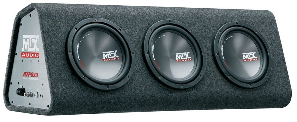 MTX RTP8x3 20cm 360W Class D Amplified Subwoofer with 3 Subwoofers