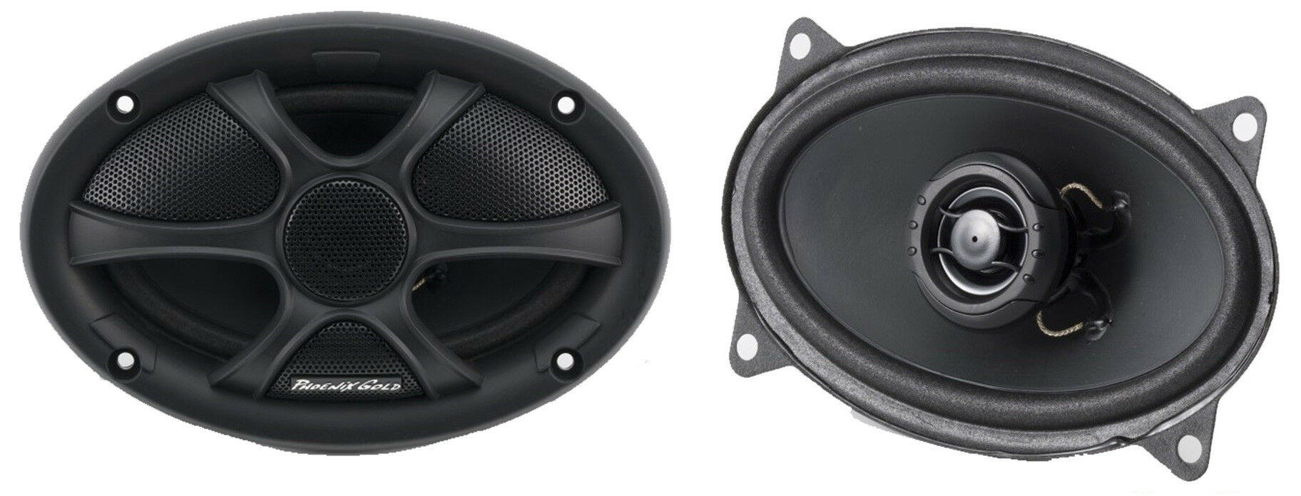 Phoenix Gold RX46CX 4x6"  RX-Series 2-Way Coaxial Car Speakers 80W