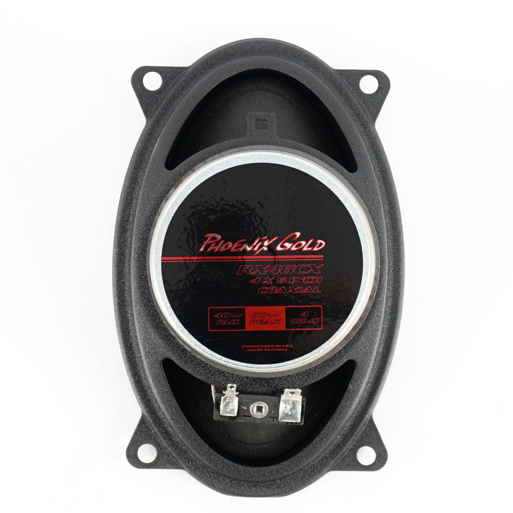 Phoenix Gold RX46CX 4x6"  RX-Series 2-Way Coaxial Car Speakers 80W