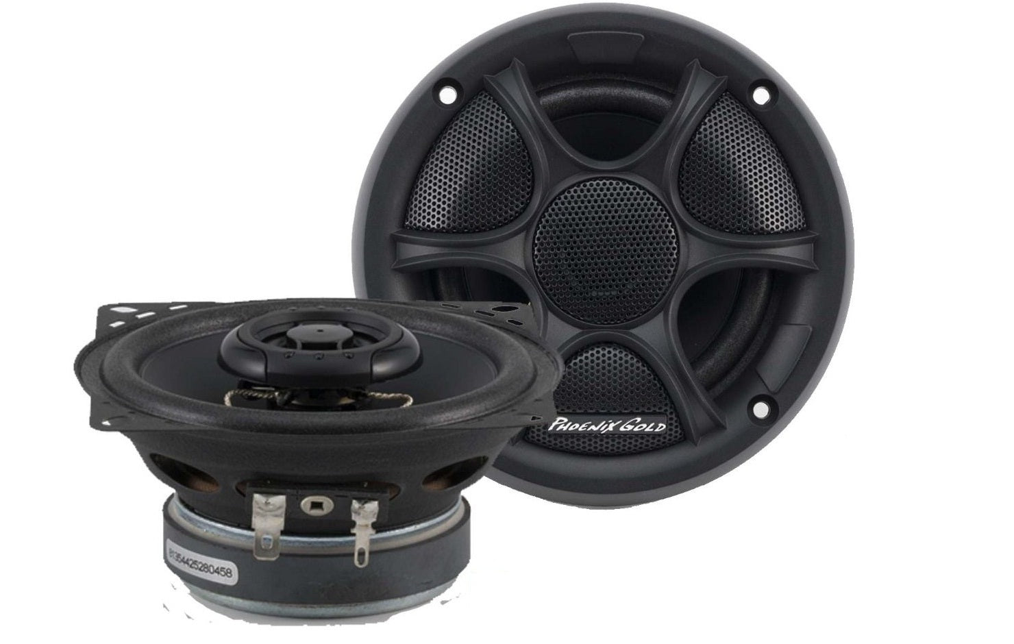 Phoenix Gold RX4CX RX-Series Car 4" Inch 100mm 80 Watts Coaxial Speakers