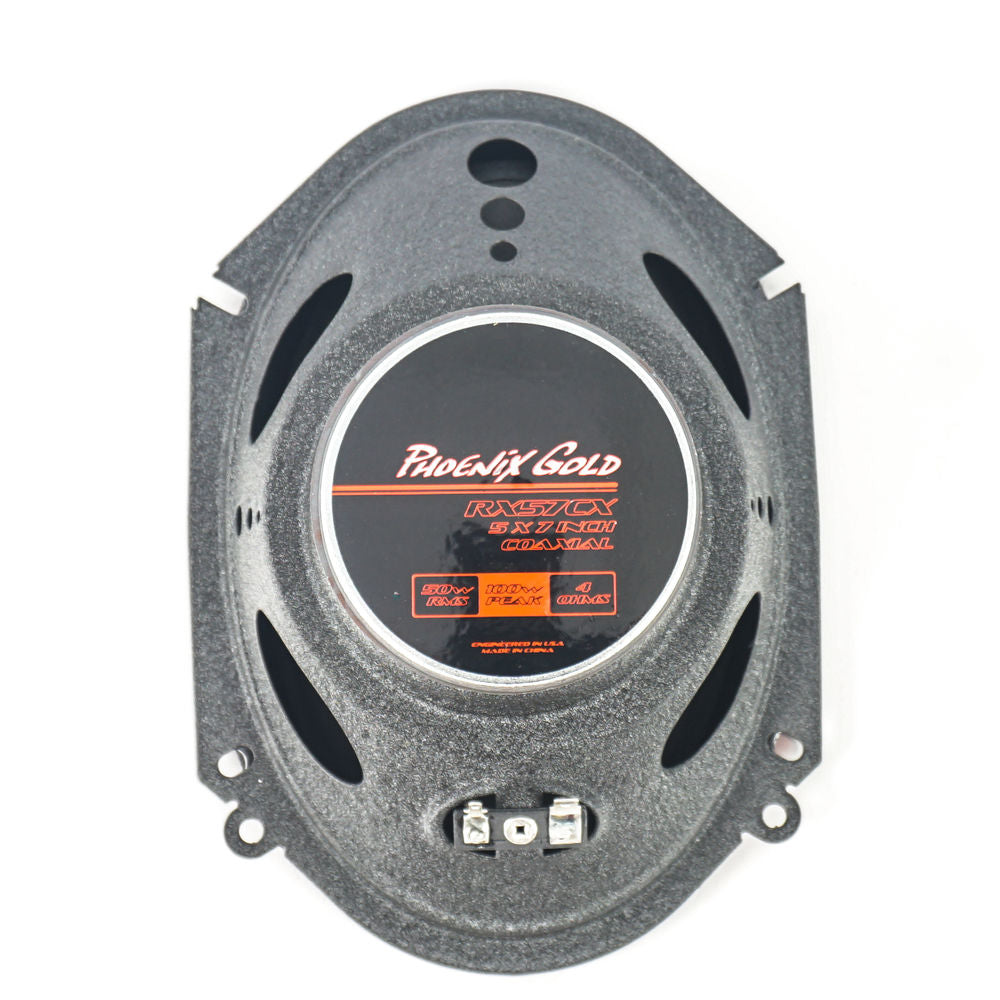 Phoenix Gold RX57CX RX-Series 5" x 7" Inch 100 Watts Car Coaxial Speakers