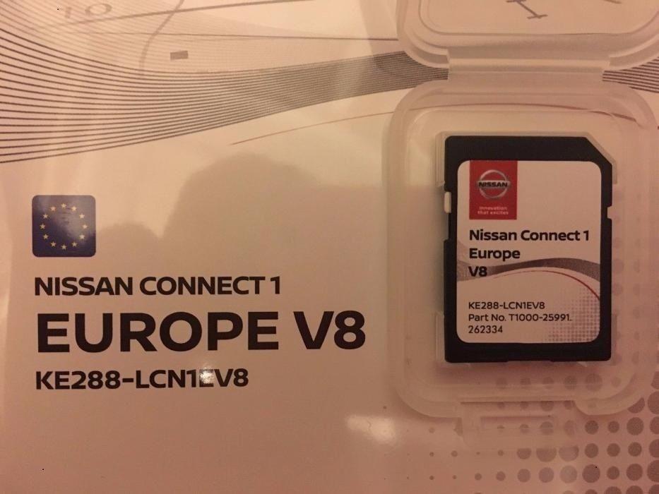 Nissan Connect 1 LCN1 2018 Navigation Map Update SD Card - KE288-LCN1EV8