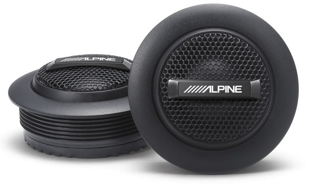 ALPINE S-S10TW Type-S 1" 240W Silk Dome Tweeters Set