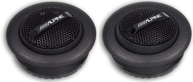 ALPINE S-S10TW Type-S 1" 240W Silk Dome Tweeters Set