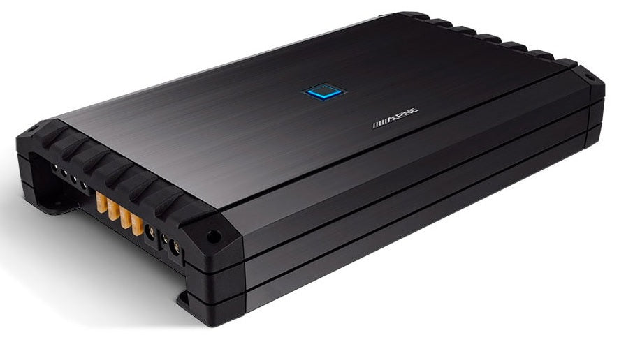Alpine S2-A120M S-Series mono subwoofer amplifier — 1200 watts RMS x 1 at 2 ohms