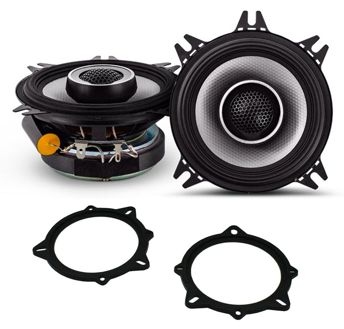 BMW 3, 5 Series X1 X3 X5 Alpine S2S40 4" 10cm 2-Way Front/Rear Door Speakers Fitting Kit