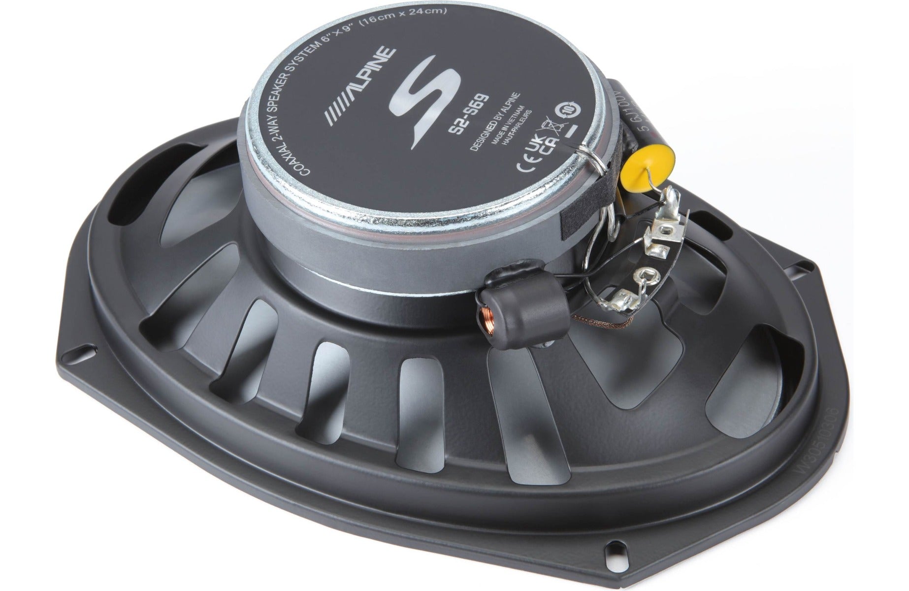 Alpine S2-S69  6"x9" S-Series 2-way 520W Peak (170W RMS) Coaxil Speakers