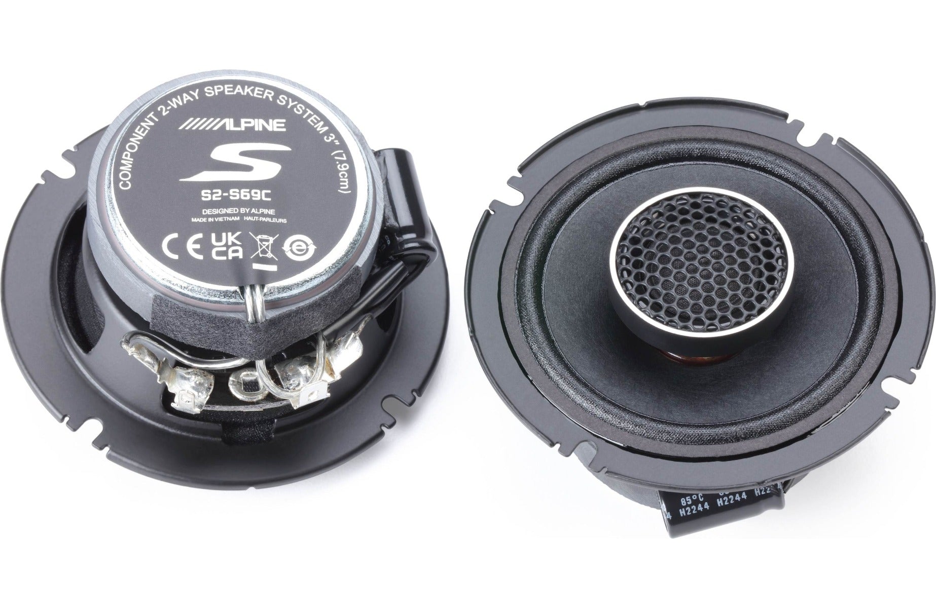 Alpine S2-S69C  6"x9" S-Series 2-way 520W Peak (170W RMS) Component Speaker System