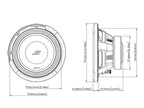Alpine S2-W10D4 Next-Generation 25cm (10 inch) S-Series Subwoofer with Dual 4-Ohm Voice Coils