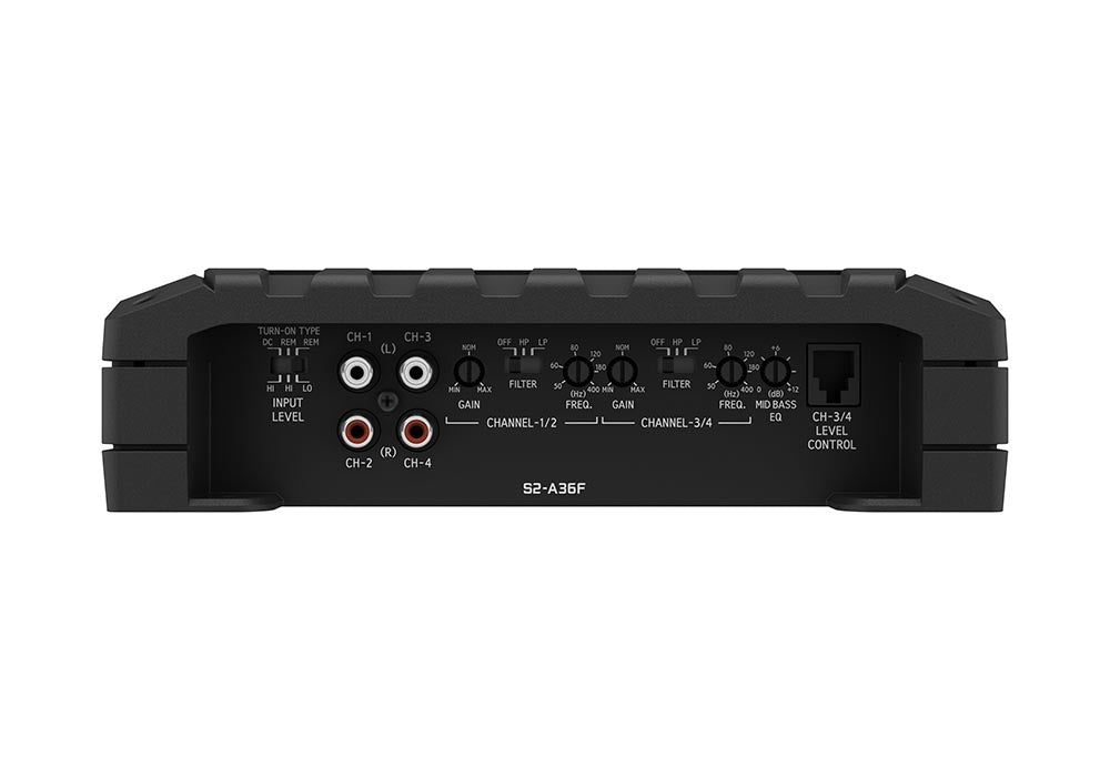 Alpine S2-A36F S-Series Class D 360W 4 x 60 watts RMS  4-Channel Amplifier