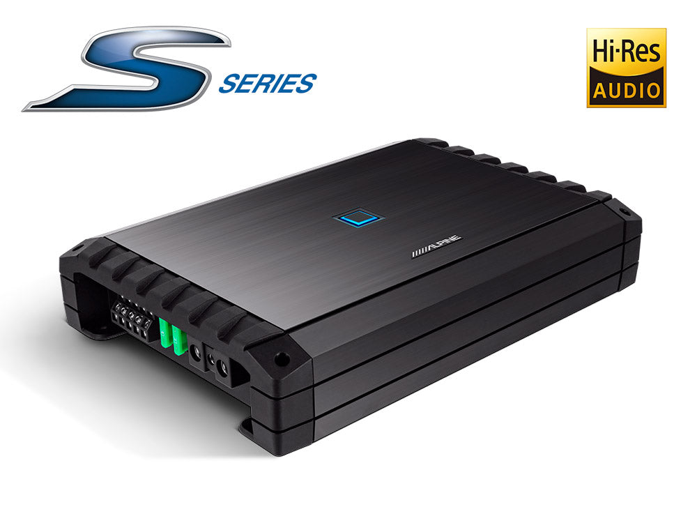 Alpine S2-A55V S-Series Class D 540W 4 x 60 watts + 300W RMS  5-Channel Amplifier