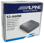 Alpine S2-A60M 600 watts RMS  S-Series Class-D Monoblock Amplifier