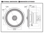 Alpine S2-S65 6.5" S-Series 2-way  480W Peak (160W RMS) Coaxil Speaker System
