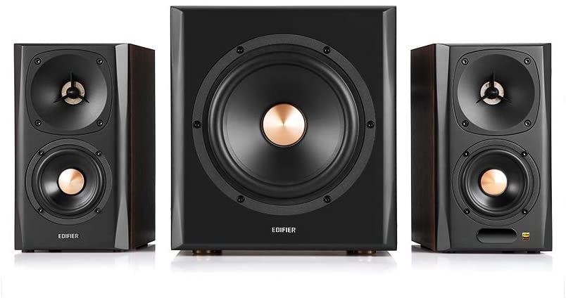 EDIFIER S360DB 150W Hi Res Audio 2.1 System, BT 4.1 aptX & Wireless Sub