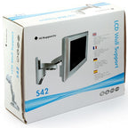 AV Supports S42 Swivel & Tilt LCD/TFT Wall Bracket for 15-23" Screens - Black