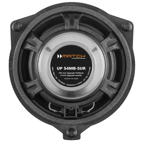 MATCH UP S4MB-SUR Custom Fit 4"  Mercedes C, E, GLC, and S-Class Upgrade Surround Speakers