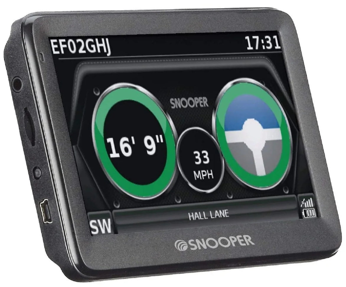 Snooper S5100 BRIDGE Low Bridge Alert System with 5" LCD Touchscreen
