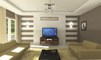 SANUS CADENZA61 AV Stand for Screens up to 70" - Natural Wood