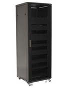 SANUS CFR2136-B1 70.5" AV Rack 36U Component Rack for Home Theatre Equipment
