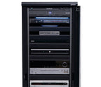 SANUS CFR2136-B1 70.5" AV Rack 36U Component Rack for Home Theatre Equipment