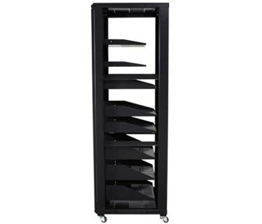 SANUS CFR2136-B1 70.5" AV Rack 36U Component Rack for Home Theatre Equipment